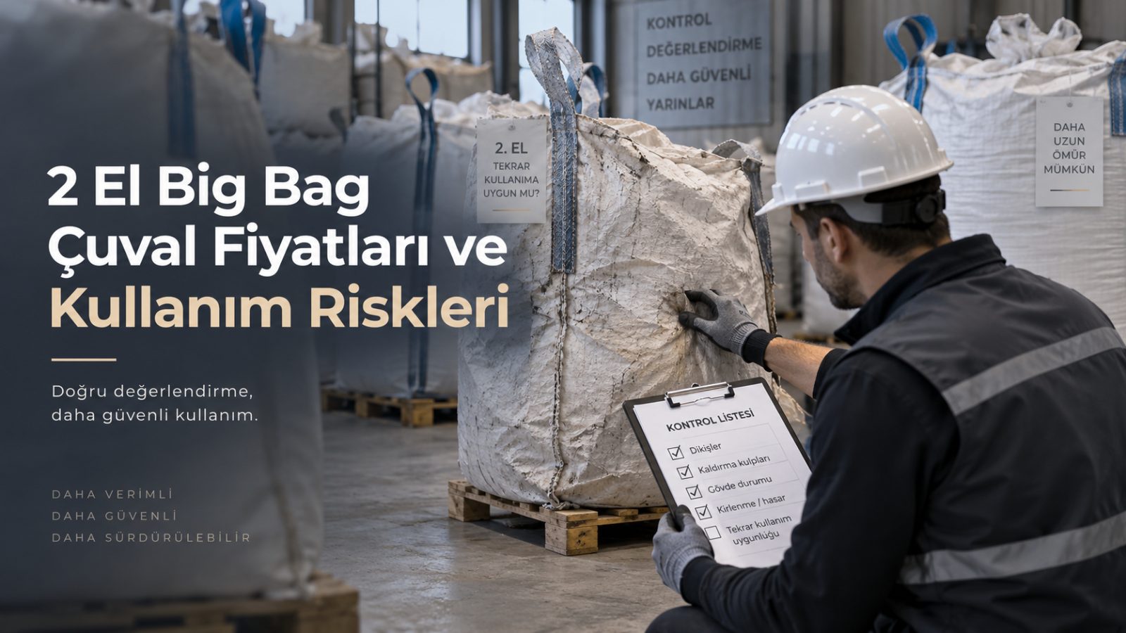 2 El Big Bag Çuval Fiyatları ve Kullanım Riskleri