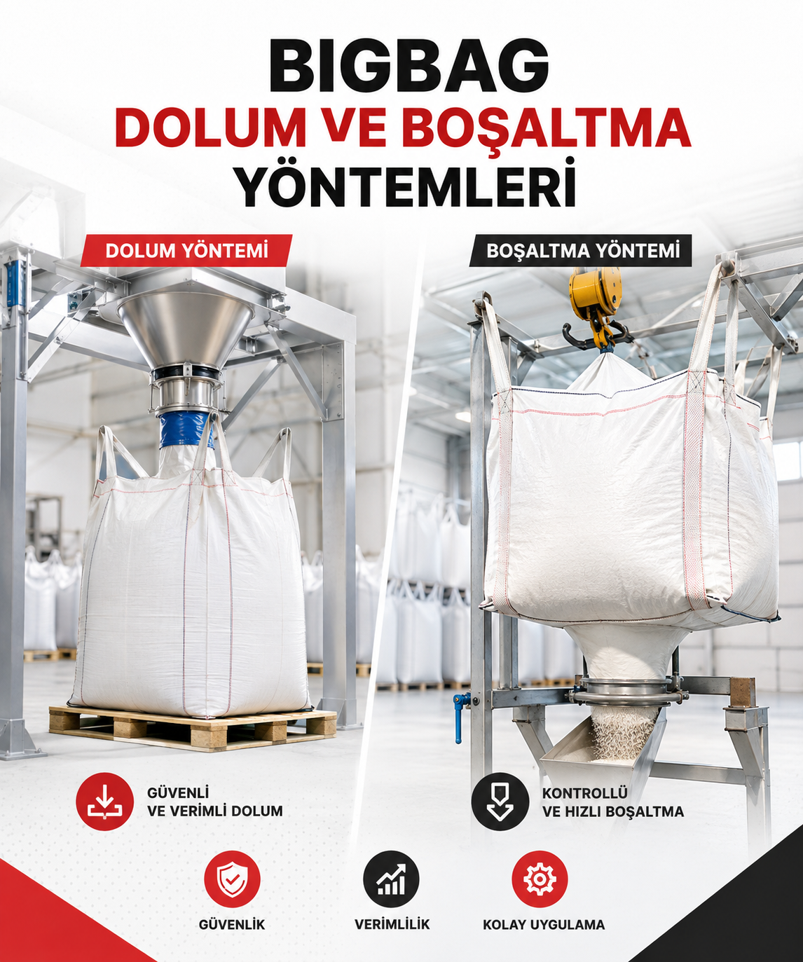 Bigbag Dolum ve Boşaltma Yöntemleri