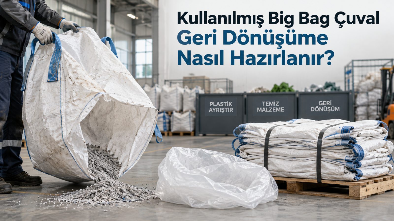 Kullanılmış Big Bag Çuval Geri Dönüşüme Nasıl Hazırlanır?