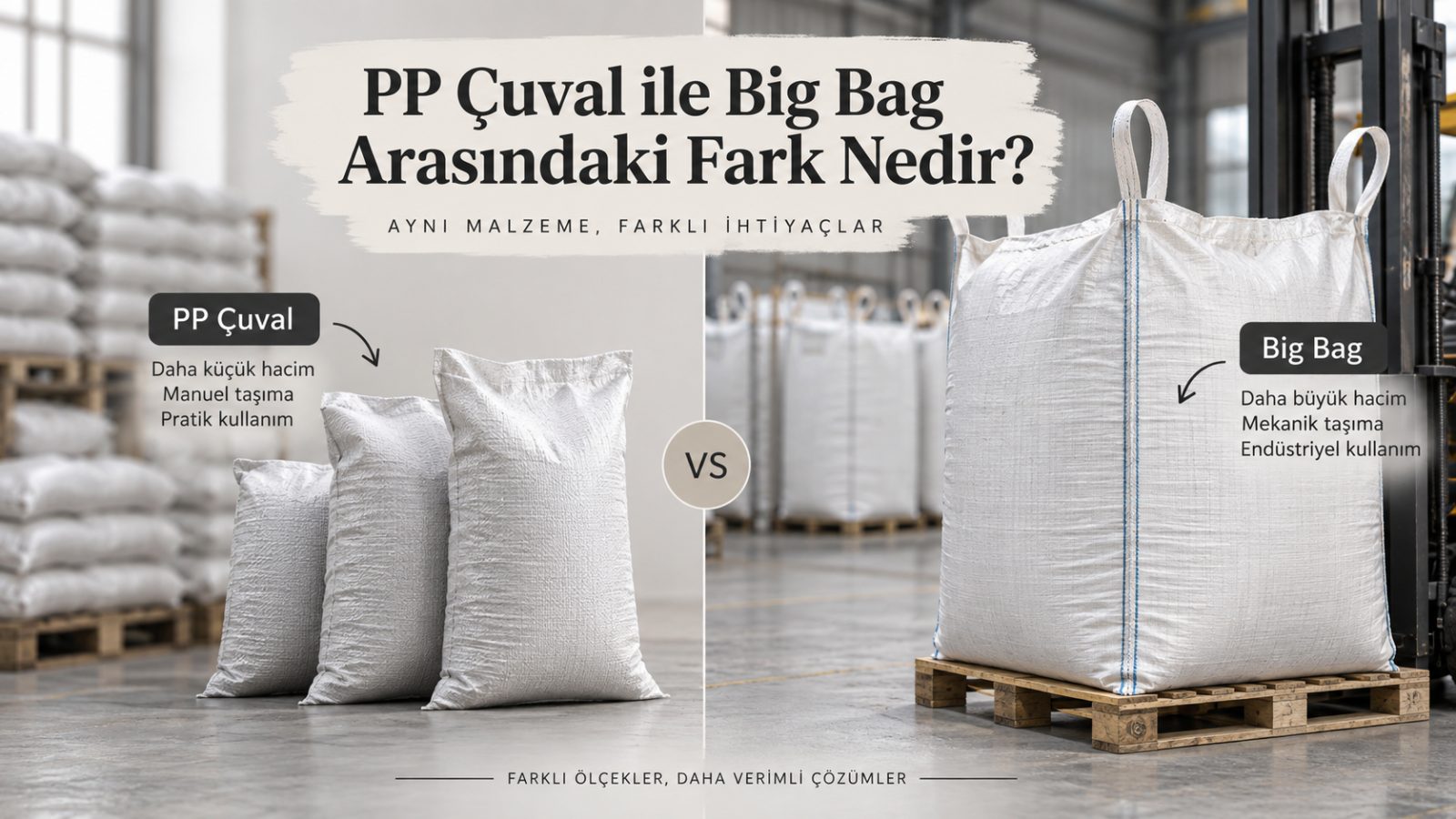 PP Çuval ile Big Bag Arasındaki Fark Nedir?