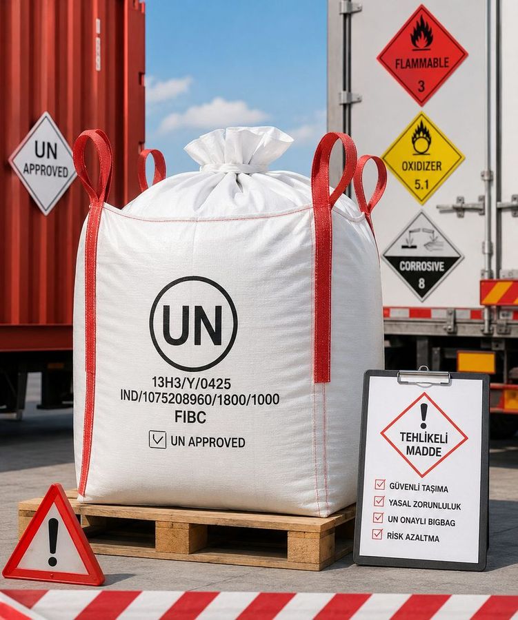 Tehlikeli Madde Taşımacılığında UN Onaylı Bigbag Zorunluluğu
